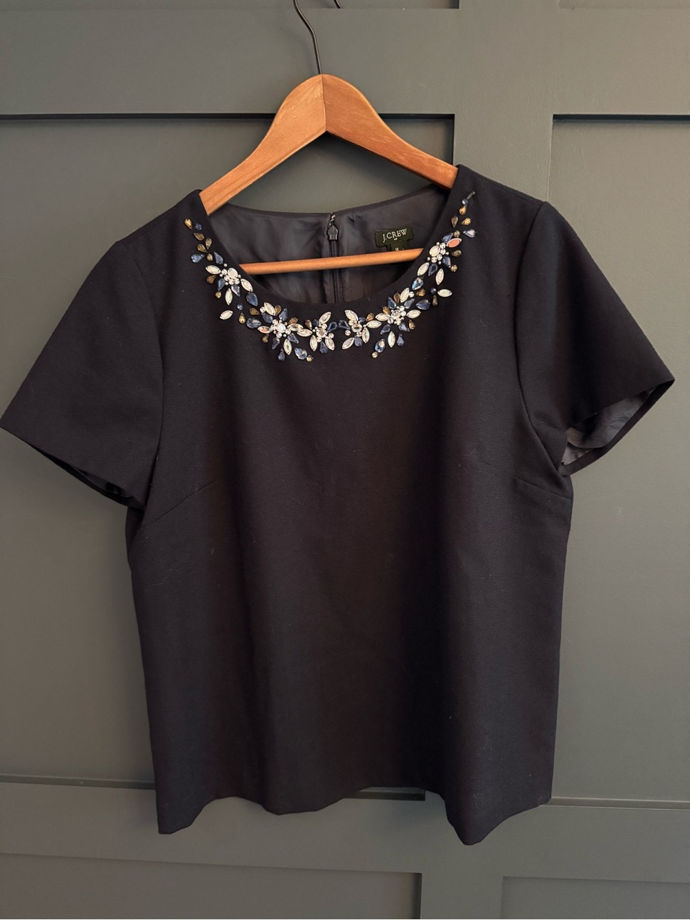 J. Crew Navy Top
